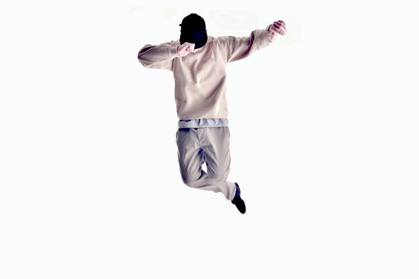 stylish and cool breakdance style dancer posing - Foto, Imagem