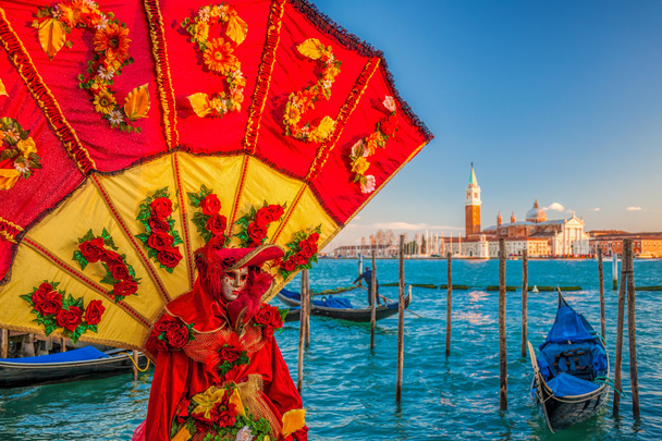 Carnaval famoso em Veneza, Itália
 - Foto, Imagem
