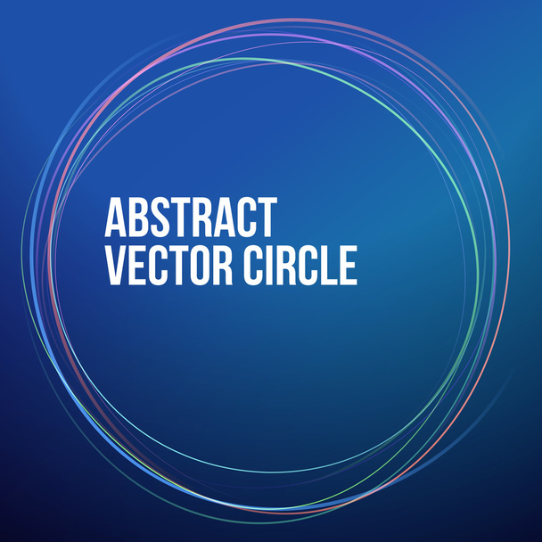 cirkel abstracte achtergrond - Vector, afbeelding