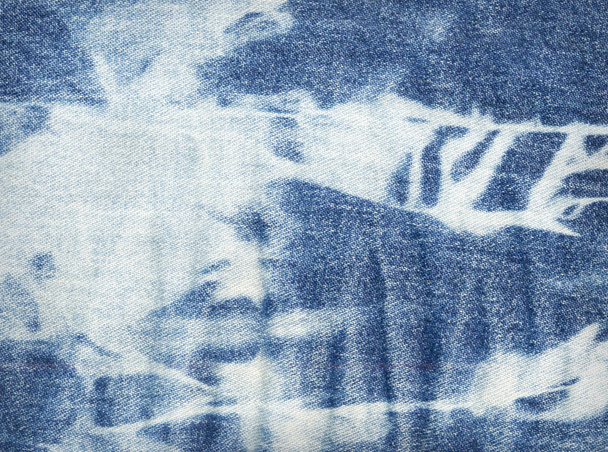Mavi ve beyaz kot doku - Fotoğraf, Görsel