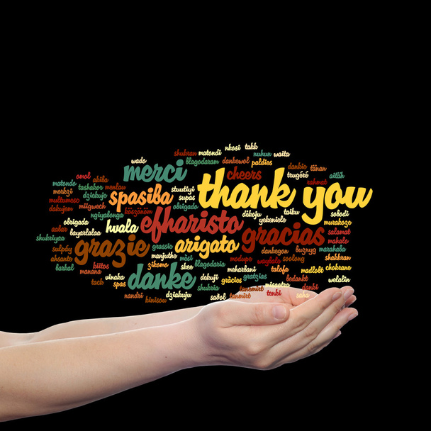 thank you word cloud - Photo, Image
