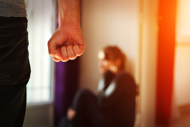 Domestic violence at home - Zdjęcie, obraz