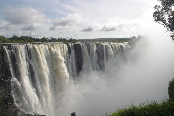 Viktória-vízesés-ban Zambia és Zimbabwe, Afrika - Fotó, kép