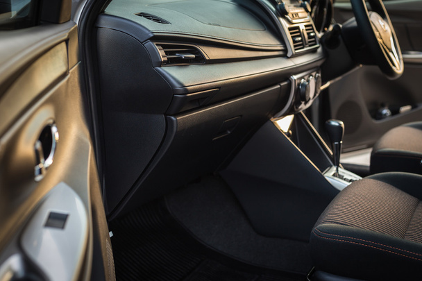 Detail of new modern car interior - Foto, imagen