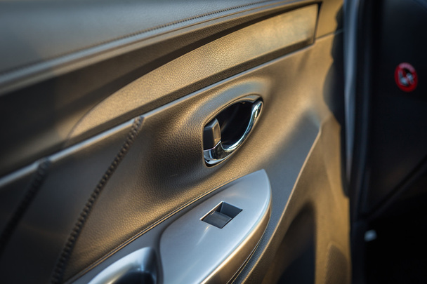 Detail of new modern car interior - Photo, Image