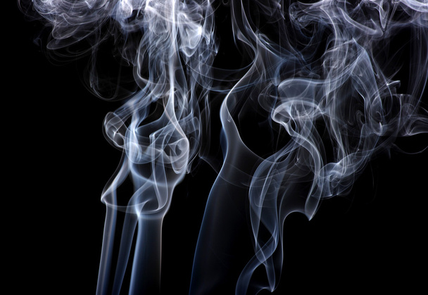 barevný kouř izolovaných na bílém - Fotografie, Obrázek