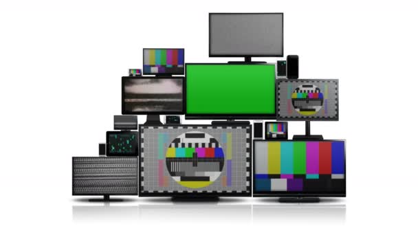 Molti tipi diversi di schermi senza segnale
 - Filmati, video