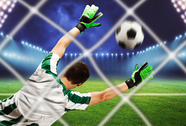 goalkeeper catching the ball - Photo, Image