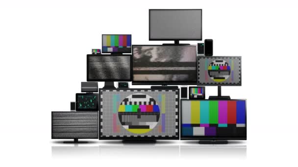 Багато різних типів екранів без сигналу
 - Кадри, відео