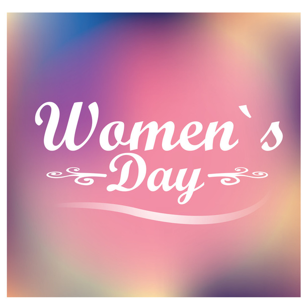 Happy Women's day - Vector, imagen