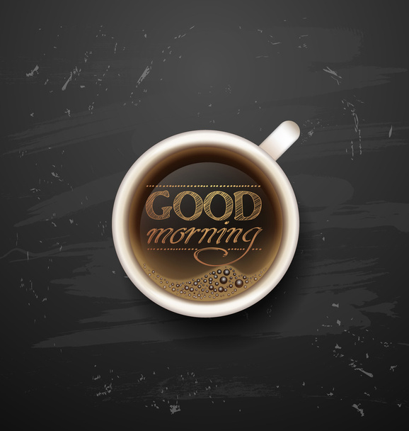 Hot Coffee cup on  background. - Vector, Image
