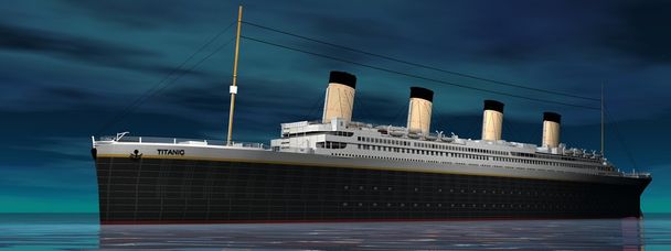 Titanic ve gökyüzü - Fotoğraf, Görsel