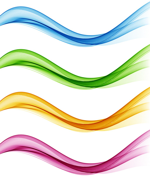 Abstract vector wave background - Vector, Image