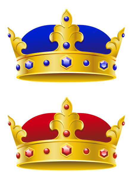 Royal crowns - Vector, Image