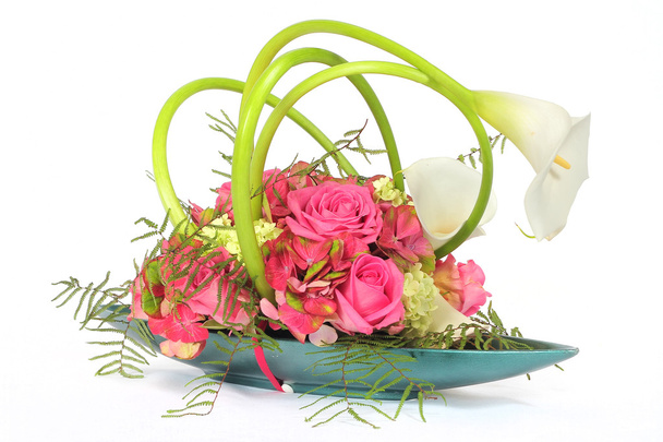πολύχρωμο floral ρύθμιση - Φωτογραφία, εικόνα