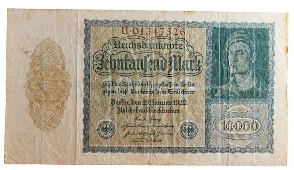 Az infláció történelmi német birodalmi márka - Fotó, kép