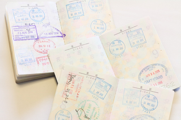 τις θεωρήσεις στην ιαπωνική passort - Φωτογραφία, εικόνα