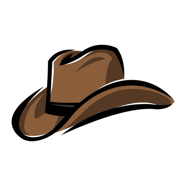 Cowboy Hat vector - Vektör, Görsel
