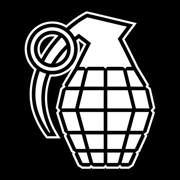 rękę granat ilustracja wektorowa - Vector, afbeelding