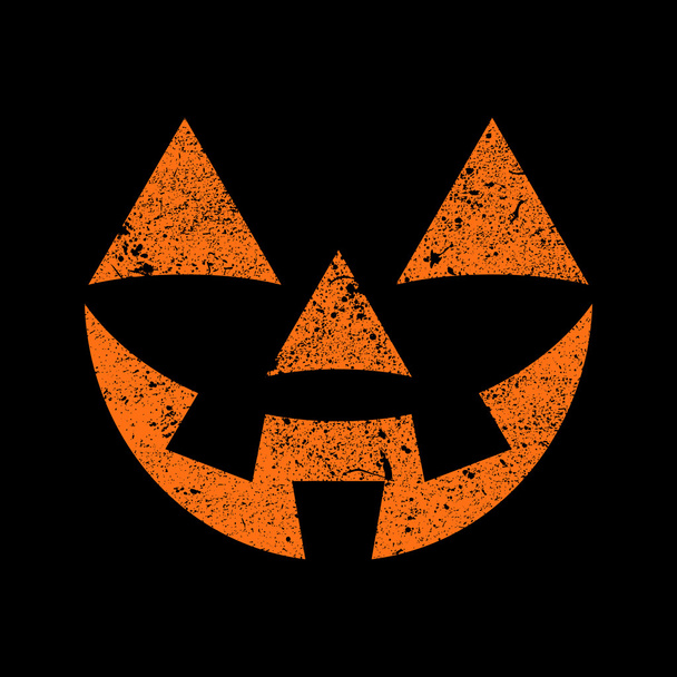 Pumpkins Halloween monochrome flat vector object. Gloomy jack-o-lanterns  harvest. Evil faces. Editable black and white thin line icon. Simple  cartoon clip art spot illustration for web graphic design 26747628 Vector  Art at