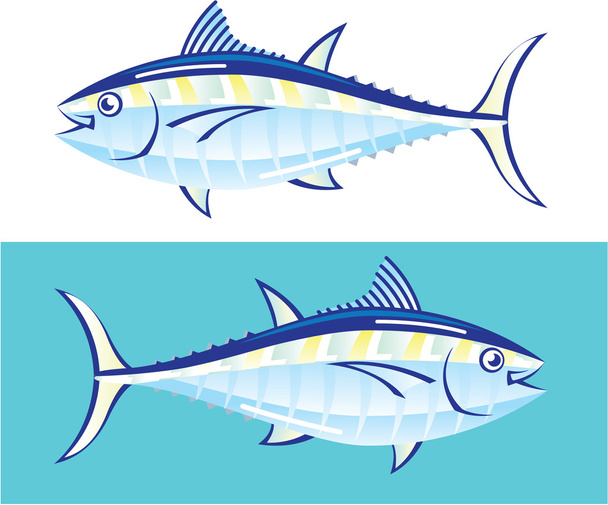 Yellow fin Tuna Vector stylized - ベクター画像