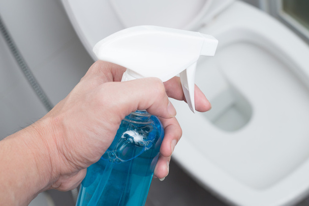 Hand spray Toilet cleaner - Foto, afbeelding