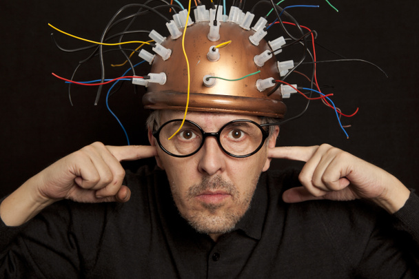 Crazy inventor helmet - Photo, Image