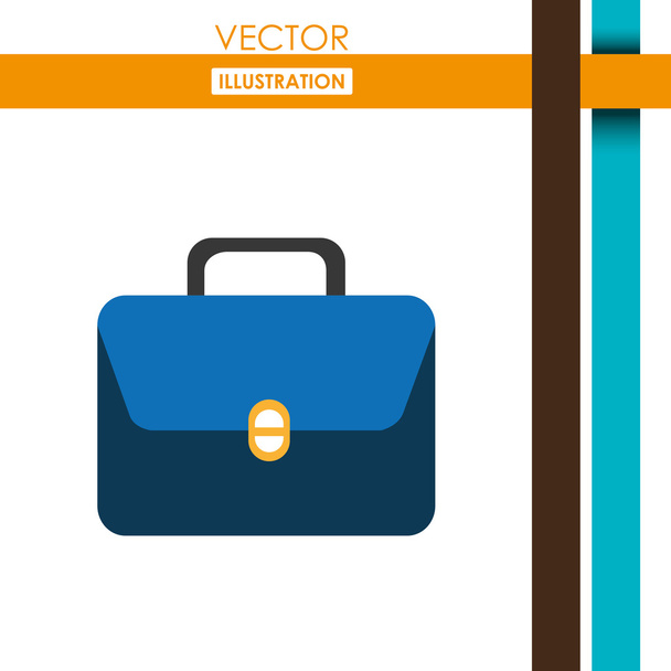 táska ikonra design - Vektor, kép