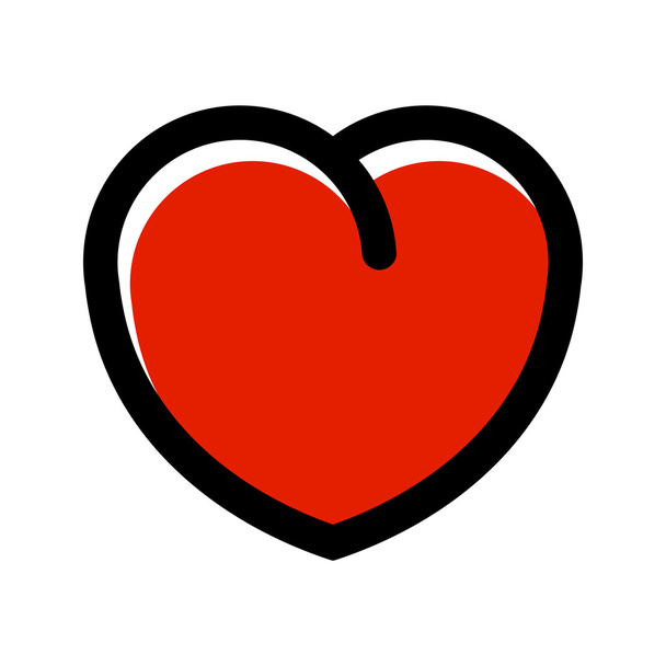 Szívvektor ikon - Vektor, kép