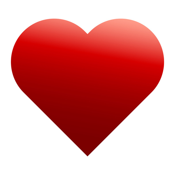 Ikona vektoru srdce - Vektor, obrázek
