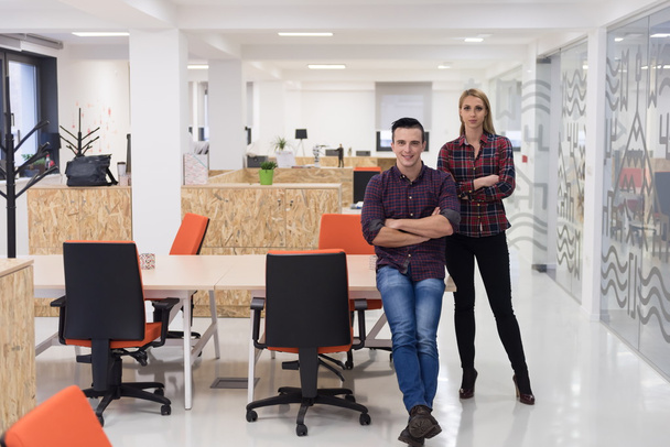 business people group portrait at modern office - Foto, Bild