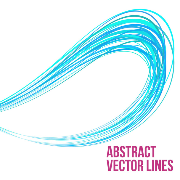 Abstract vector lines - Vektori, kuva