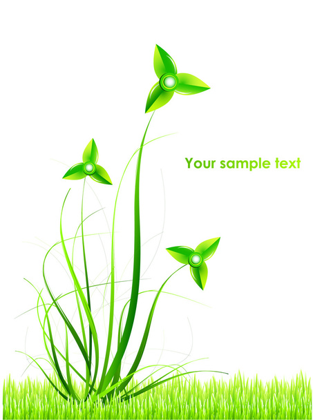 Nature grass concept - Vector, Imagen
