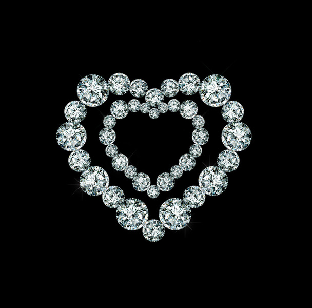 beautiful decoration from diamonds - Photo, Image