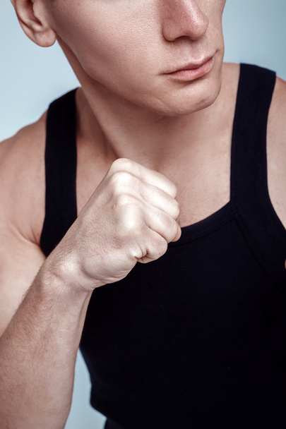 male clenched fist - Photo, image