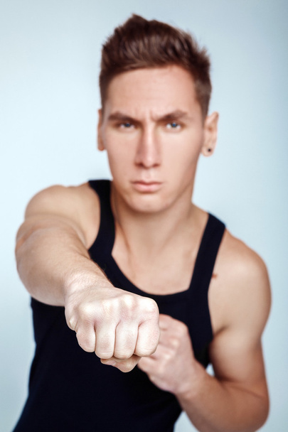 male clenched fist - Фото, изображение