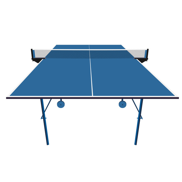 Ping pong tennis da tavolo blu. Illustrazione vettoriale
 - Vettoriali, immagini
