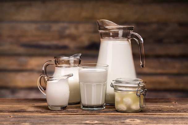 Fresh Dairy products - Foto, Imagem