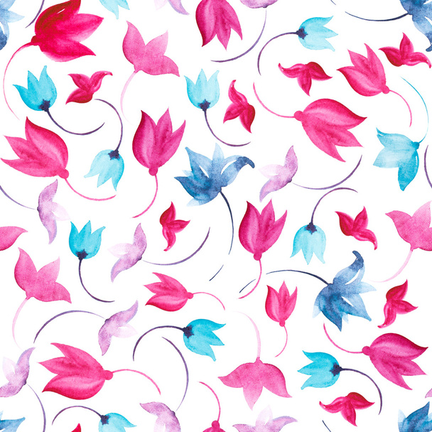 flower seamless pattern - Фото, изображение