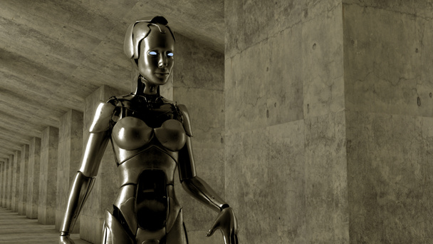 robot in futuristic style  - Φωτογραφία, εικόνα