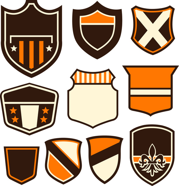 Design de símbolo de emblema
 - Vetor, Imagem