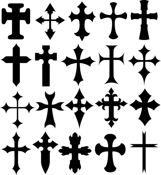 Kruis teken ontwerp - Vector, afbeelding