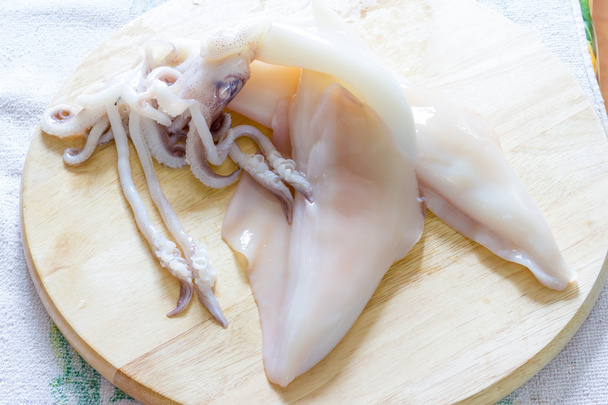 Tasty Raw squid - Valokuva, kuva