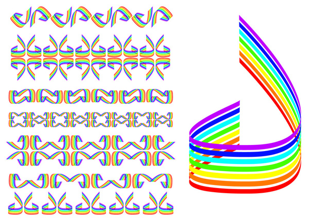 rainbow pattern - Vecteur, image