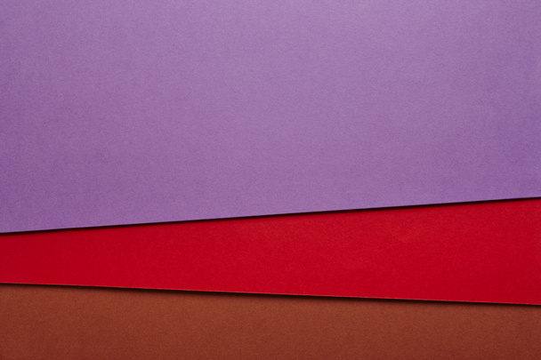 Colored cardboards background in purple, red, brown tone. Copy s - Foto, Imagem