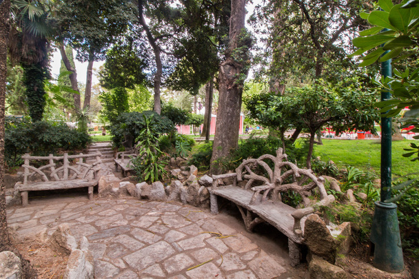 bellissimo giardino di Alameda situato a Faro
 - Foto, immagini