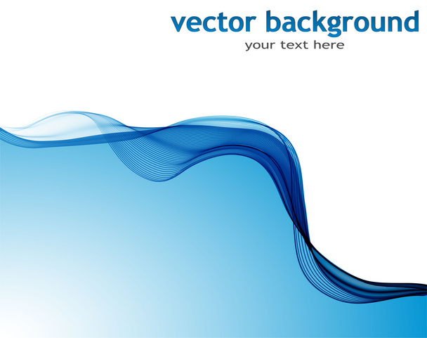Abstract wavy background - Vektor, kép