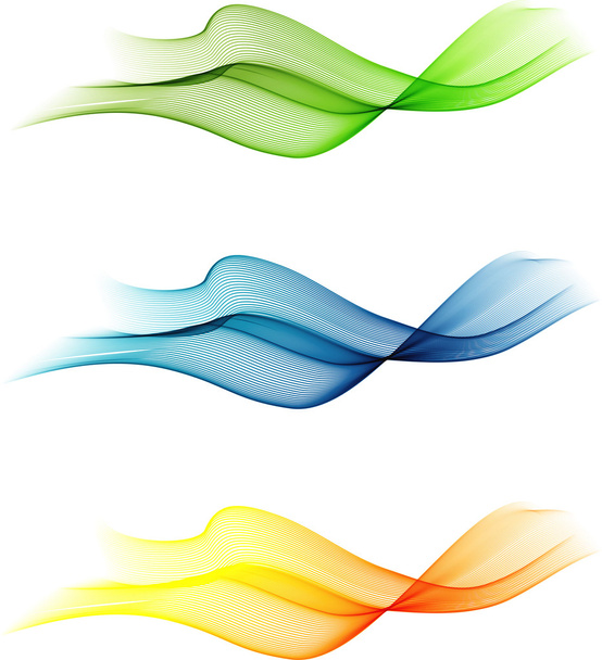 abstraktní barevné vlny - Vektor, obrázek