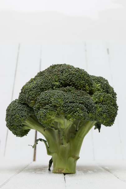 Broccoli vegetable isolated on white - Fotoğraf, Görsel