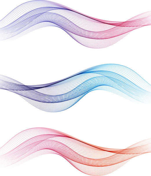 Абстрактные цветовые волны
 - Вектор,изображение
